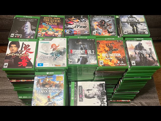 My Xbox One/Series X game collection 2024 340+ physical games.