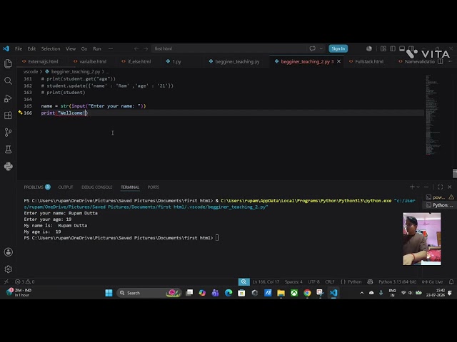 Python for Beginners: Input & Output Statement & Arithmetic operators with Code Structure Explained!