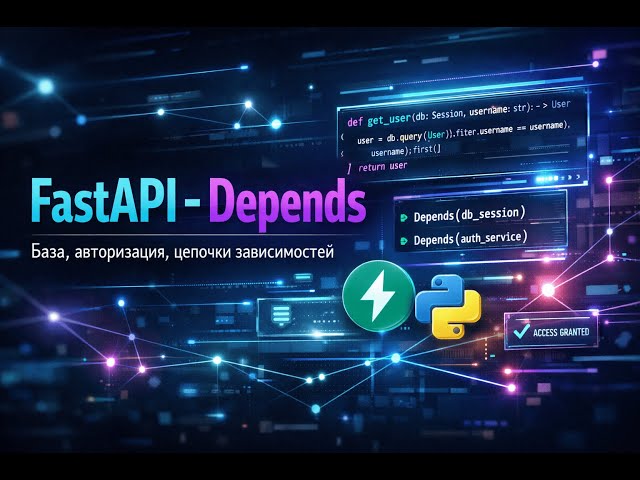 FastAPI - Depends | Зависимости, асинхронная БД и цепочки зависимостей