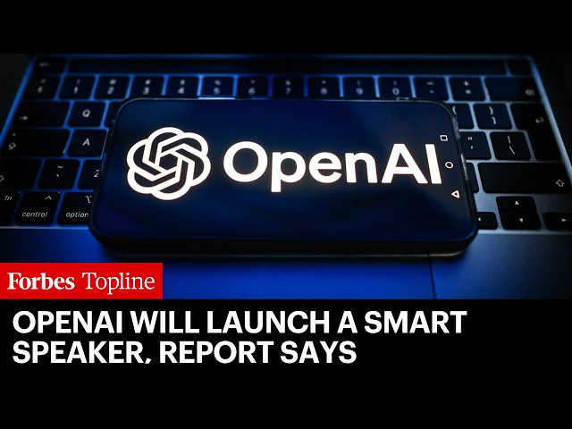 OpenAI’s First Consumer Device Will Be A Smart Speaker, Report Says