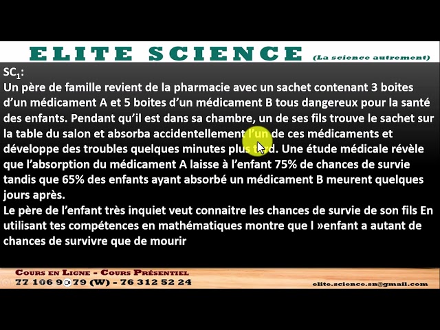 (TS/MATHS) 📽 SPECIAL "SITUATIONS COMPLEXES":-SC1/THEME: CALCUL DE PROBABILITES