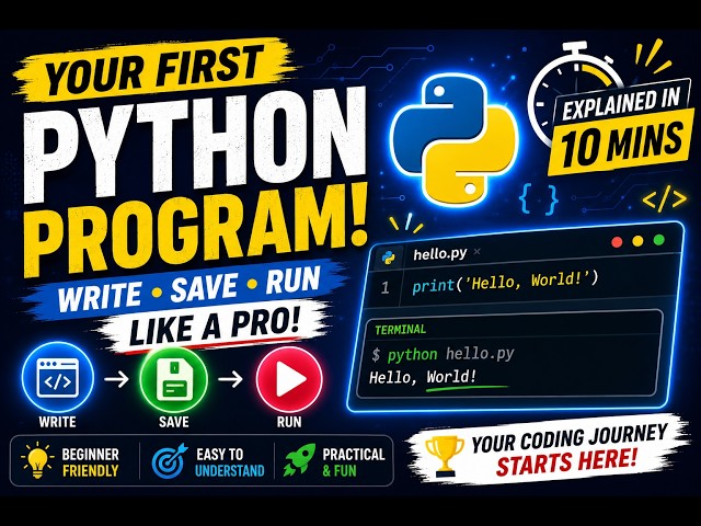 Your First Python Program