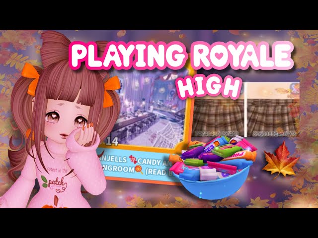 Play Royale High with me 🍬 Candy bowls, Custom decals 🍫
