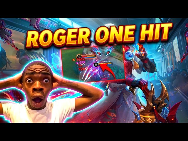 ROGER CAN ONE HIT NOW?! 😱 MAXIMUM DAMAGE BURST BUILD | MLBB