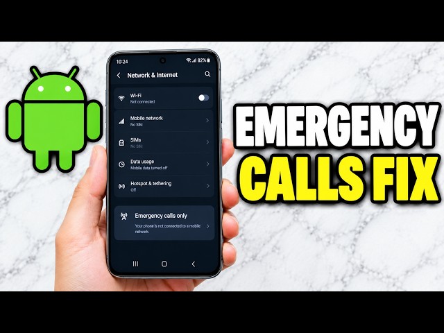 How To Fix Emergency Calls Only On Android | Easy & Quick Fix