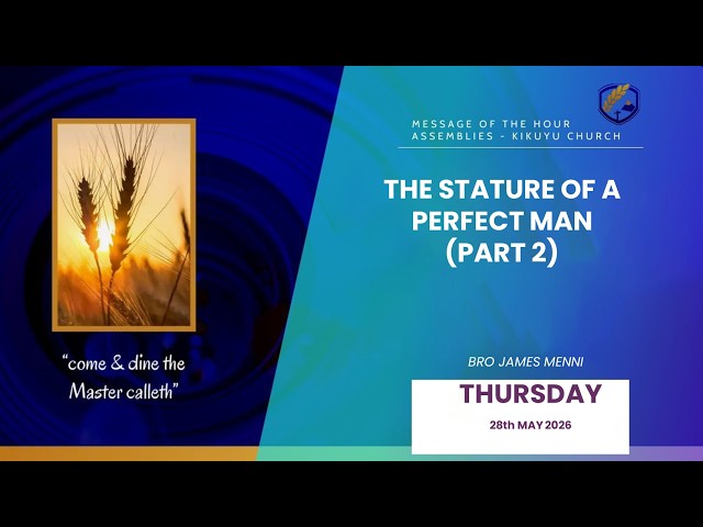 Thursday Service  | 28th  May  2026