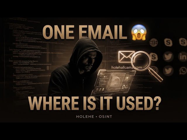 What Can You Find Using Just 1 Email? 😱 | Holehe OSINT Tool | Ethical Hacking