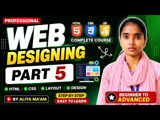Web Designing Course 2026 |HTML CSS JavaScript Basic in Hindi Full Tutorial | Part-5 Hindi