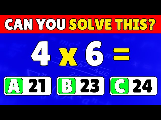 Only Geniuses Can Finish This Math Challenge 💥 | Easy, Medium & Hard Levels