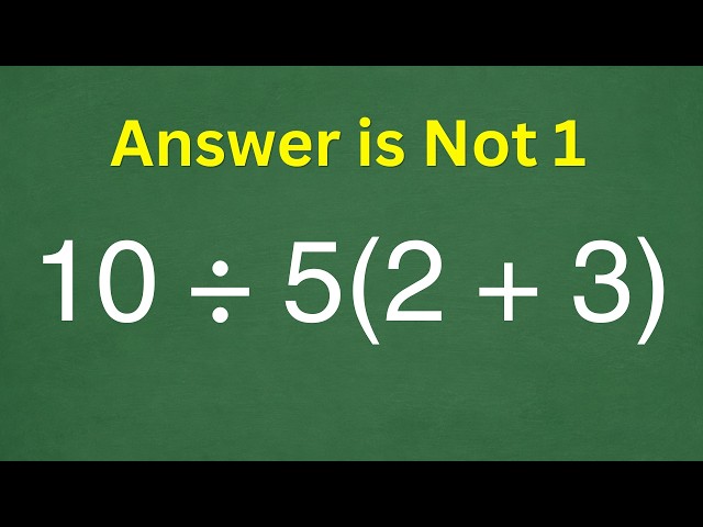 This Math Challenge Has A Hidden Trick!