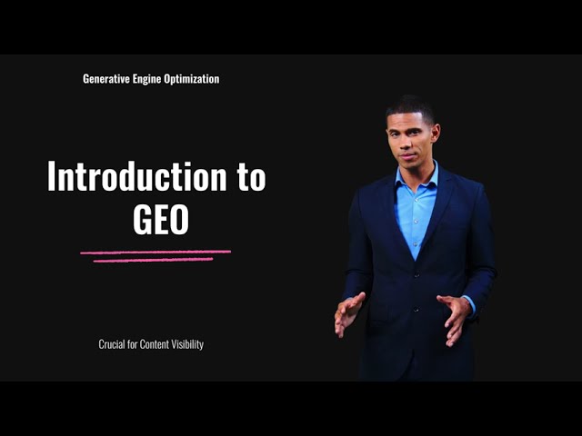 Optimizing content for generative engines