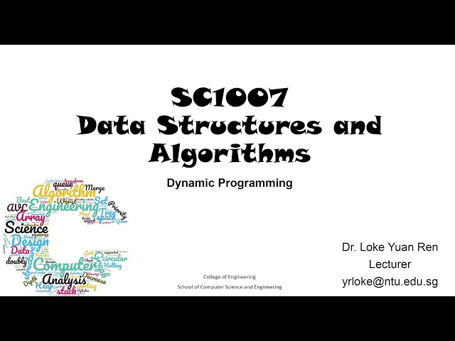 SC1007 Data Structures and Algorithms