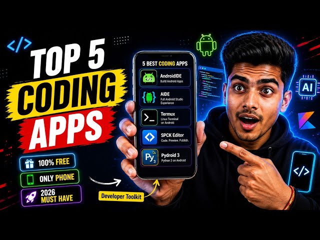 Top 5 FREE Coding Apps Every Developer Needs (2026)