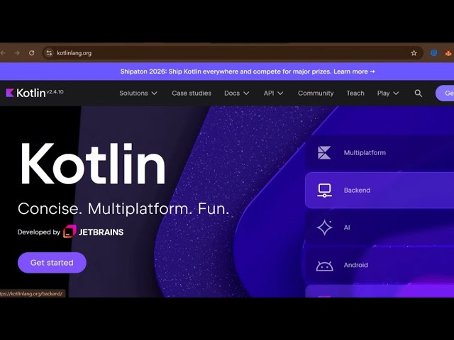 #1 Kotlin Tutorial for Beginners — Why Kotlin & Your First Program