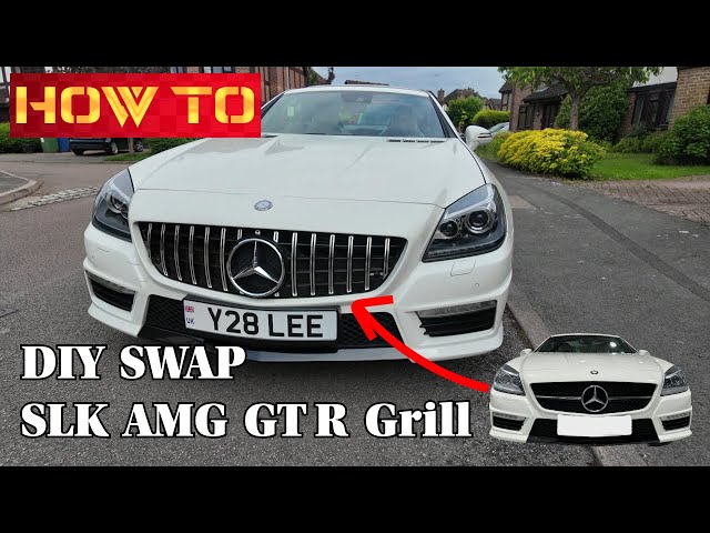 Mercedes R172 SLK AMG GT R Grill (Panamericana) - DIY Swap
