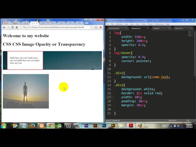 CSS Image Opacity
