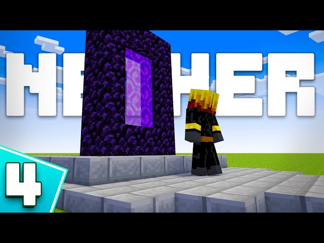 I Went to the Nether in a Superflat World With No Structures