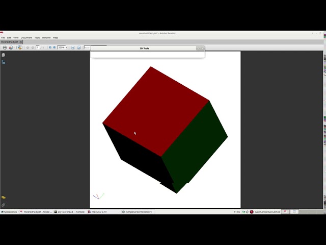 A way to generate interactive 3D PDF files (3/3) (Using FreeCAD, Asymptote, and LaTeX)