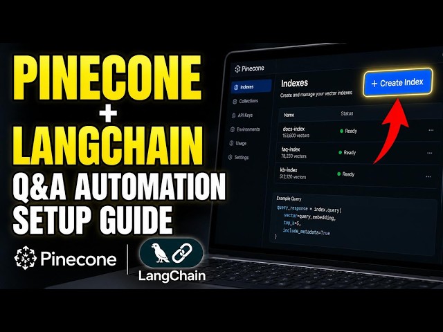 How to setup Pinecone plus LangChain for scalable Q&A automation - Detailed Guide