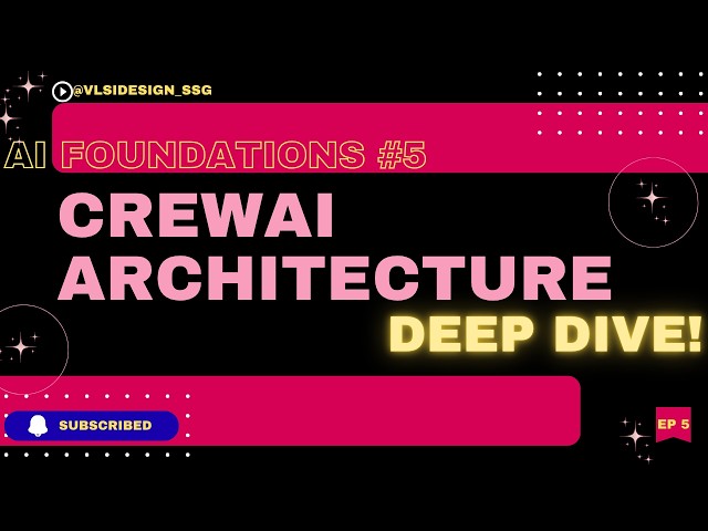 The Secret to Multi-Agent AI: CrewAI Agents & Tasks Mastered! | AI Foundations #5 🤖⚡