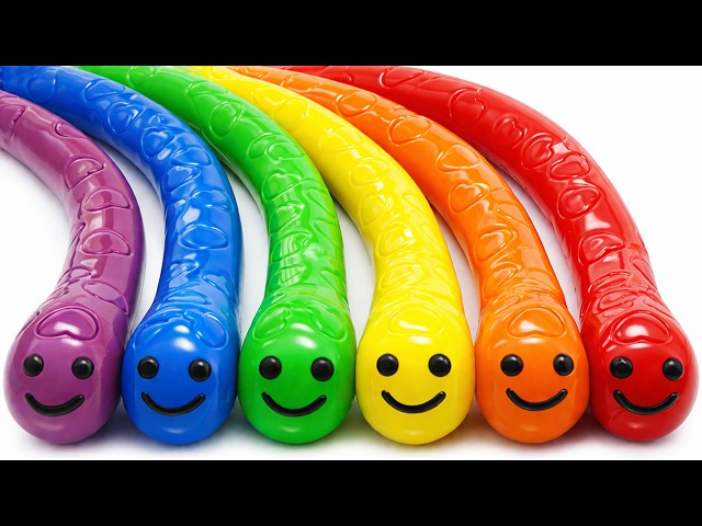 Satisfying Video l How to Make Rainbow Bathtubs into Mixing Slime with Glitter Pool Cutting ASMR 8