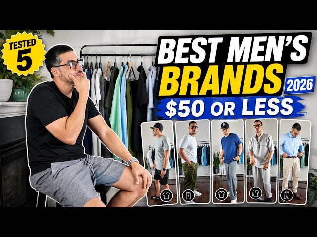 Best Amazon Menswear Brands 2026: I Tested 5 Under $50