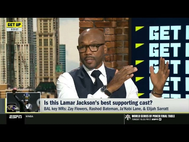 GET UP | "This team is talented" – Louis Riddick on Lamar Jackson & Ravens' offensive cohesiveness