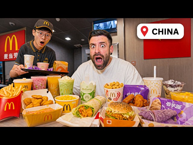 I ORDERED THE ENTIRE McDONALD'S MENU IN CHINA AND I DIDN'T EXPECT THIS...