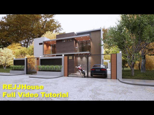 REJJHouse | Full Video Tutorial | Revit Architecture | Twinmotion