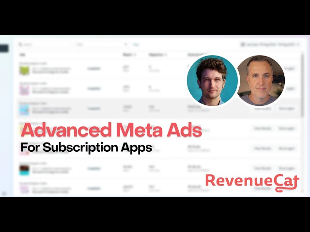 Advanced Meta Ads strategies for subscription apps, featuring Marcus Burke