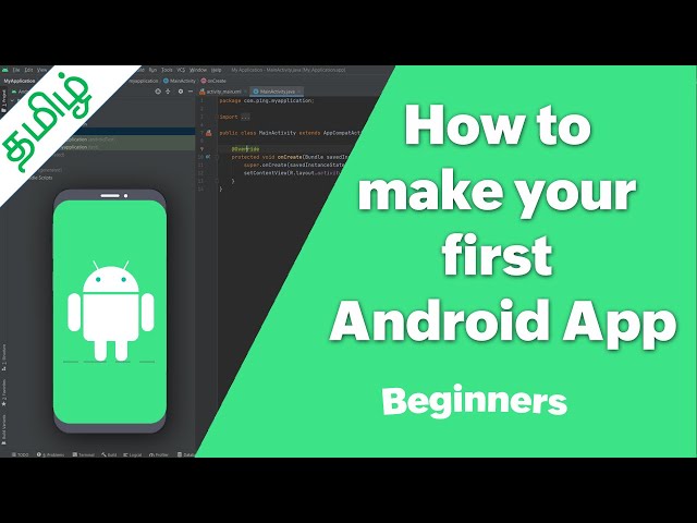 How to make your first Android App | Tamil