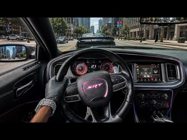 DOWNTOWN ATLANTA IN A WIDEBODY HELLCAT... (POV)