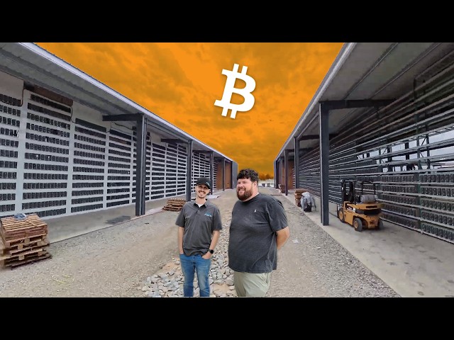 INSANE Air-Cooled Bitcoin Mining Farm