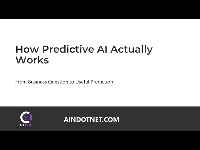 Stop Starting With the Model: The Business-First Way to Build Predictive AI