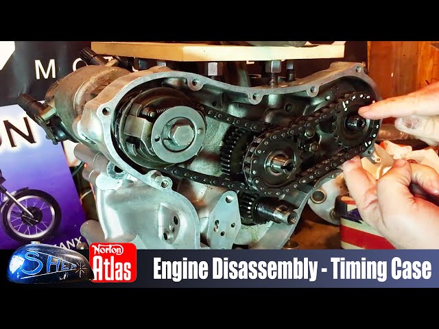 Norton Atlas Project - Shep - Part 30 - Engine Disassembly - Part 11 Timing Case
