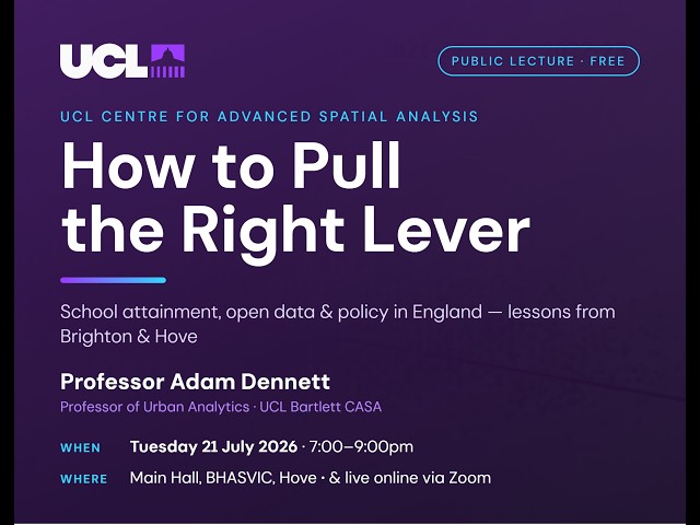Public Lecture - How to Pull the Right Lever