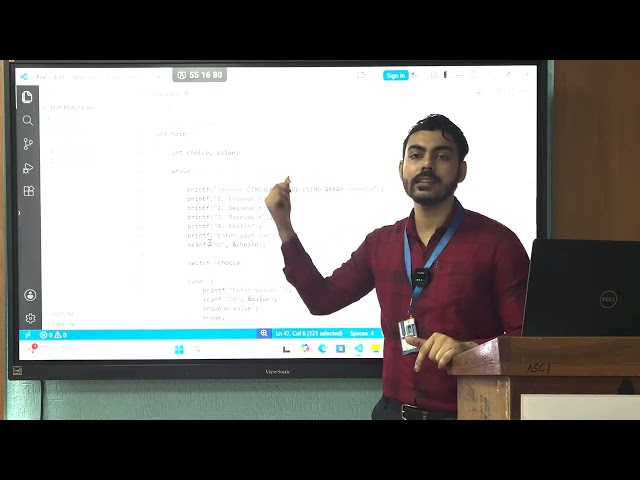 3.3 Circular Queue Using Array in C_ Enqueue, Dequeue & Display Operations