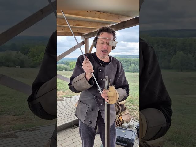 Bull's eye with a 19th century muzzleloader at 600y #firearmshistory #longrange #capandball