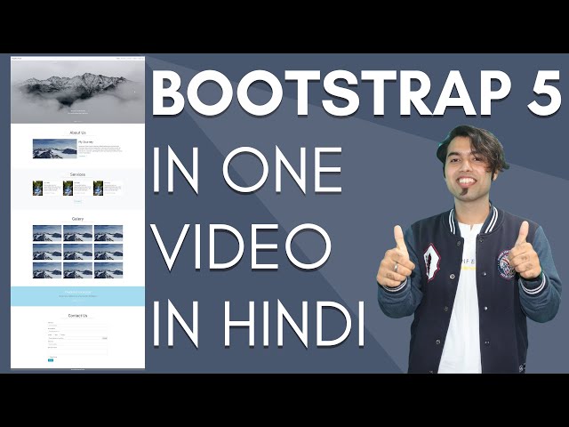 🔴 Complete Bootstrap 5 in Hindi 🔥 Creating Multiple Pages Website using Bootstrap 5 in Hindi in 2020