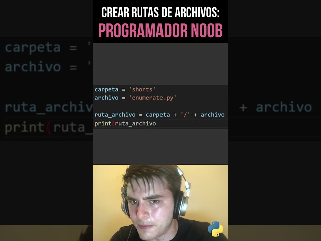 Concatenar rutas en Python: Método largo vs Solución Pro con os.path.join