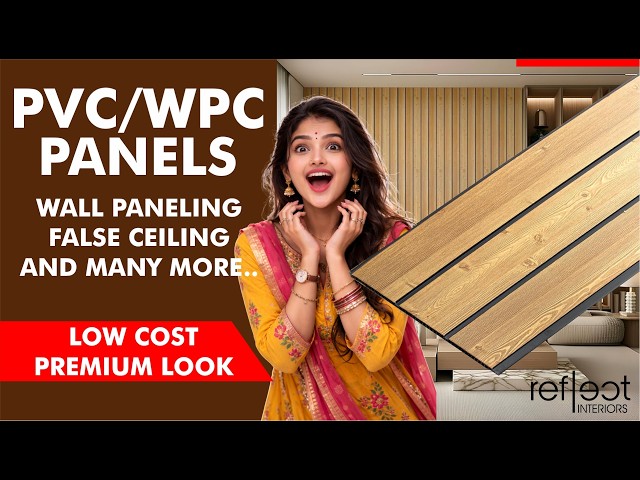 WPC PVC PANELS FALSE CEILING AND WALL PANELLING | REFLECT INTERIORS