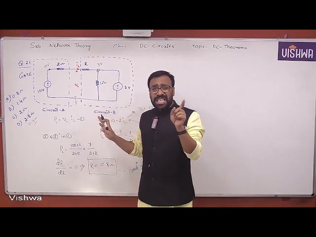 GATE 2026 | Network Analysis |CWB On Maximum Power Transfer Theorem, Theorem types| Prof. Muneender