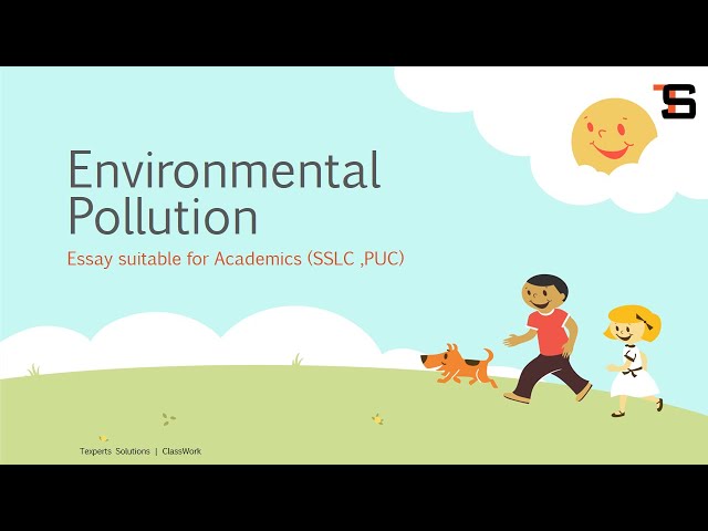 Essay on Environmental Pollution