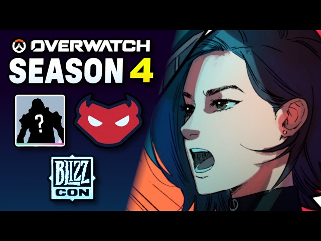 Overwatch Season 4 - New Heroes, Mythic Skins, BlizzCon, & More!