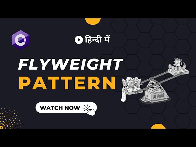 Flyweight Design Pattern explained in Hindi (हिंदी) with code example C# | Design Patterns Series