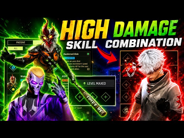 30 July 2026 🔥 HIGH DAMAGE SKILL COMBINATION | Best Character Skill for BR rank
