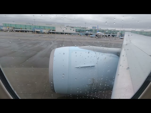 Air Canada 777-300ER General Electric GE90 Engine Startup at Vancouver
