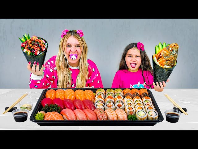JULLY AND LAYRA ATE JAPANESE FOOD FOR THE FIRST TIME!! *did we get sick?