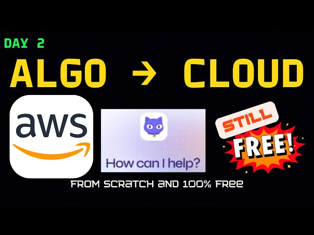 How To Build A Trading Algorithm WITH PYTHON, From Scratch, FOR FREE -Day 2- Putting It In The Cloud