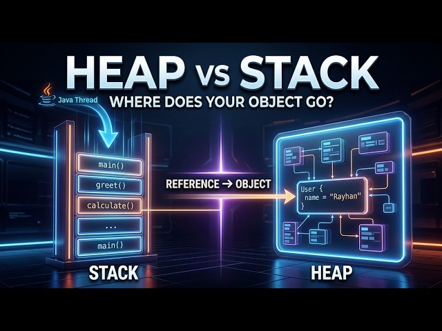 Java Heap vs Stack Explained: Where Does Your Object Actually Go? | JVM Internals